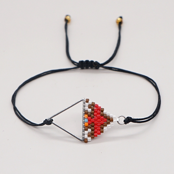 PandaHall Rhombus Loom Pattern MIYUKI Seed Beads Bracelets for Women, Adjustable Nylon Cord Braided Bead Bracelets, Colorful, 11 inch(28cm)...
PandaHall Rhombus Loom Pattern MIYUKI Seed Beads Bracelets for Women, Adjustable Nylon Cord Braided Bead Bracelets, Colorful, 11 inch(28cm)...