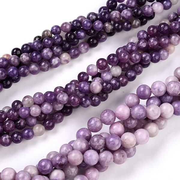 PandaHall Natural Lepidolite/Purple Mica Stone Beads Strands, Round, 4.5~5mm, Hole: 0.5mm, about 86pcs/Strand, 15.35 inch(39cm) Lepidolite...
PandaHall Natural Lepidolite/Purple Mica Stone Beads Strands, Round, 4.5~5mm, Hole: 0.5mm, about 86pcs/Strand, 15.35 inch(39cm) Lepidolite...