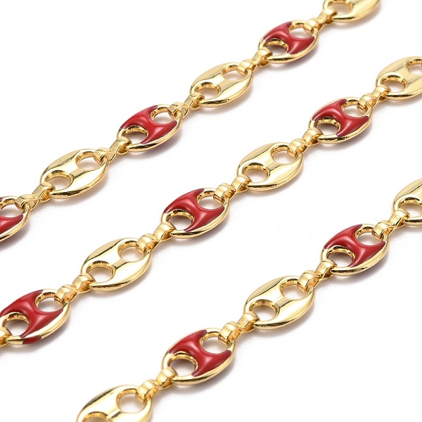 PandaHall Golden Plated Alloy Enameled Coffee Bean Links Chains, Long-Lasting Plated, Cadmium Free & Lead Free, Unwelded, Red, Coffee Bean...
PandaHall Golden Plated Alloy Enameled Coffee Bean Links Chains, Long-Lasting Plated, Cadmium Free & Lead Free, Unwelded, Red, Coffee Bean...