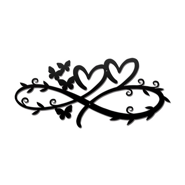 PandaHall Iron Wall Hanging Decorative, with Screws, Heart, Metal Wall Art Ornament for Home, Electrophoresis Black, 132x294mm Iron Heart
PandaHall Iron Wall Hanging Decorative, with Screws, Heart, Metal Wall Art Ornament for Home, Electrophoresis Black, 132x294mm Iron Heart