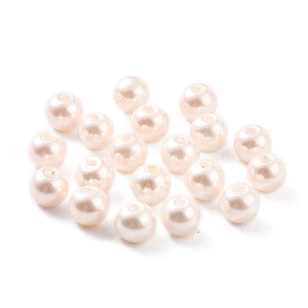 PandaHall Eco-Friendly Dyed Glass Pearl Beads, Round, Lavender Blush, 6x5mm, Hole: 1.2mm, about 333pcs/100g Glass Round
PandaHall Eco-Friendly Dyed Glass Pearl Beads, Round, Lavender Blush, 6x5mm, Hole: 1.2mm, about 333pcs/100g Glass Round
