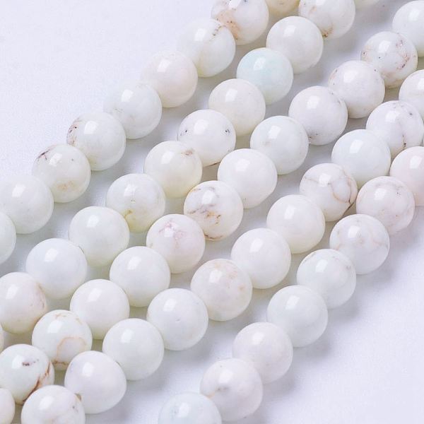 PandaHall Natural Magnesite Bead Strands, Dyed, Round, Floral White, 6mm, Hole: 1mm, about 68pcs/strand, 15.7 inch Magnesite Round
PandaHall Natural Magnesite Bead Strands, Dyed, Round, Floral White, 6mm, Hole: 1mm, about 68pcs/strand, 15.7 inch Magnesite Round