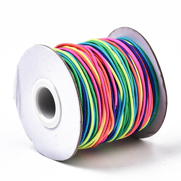 PandaHall Round Elastic Cord, with Nylon Outside and Rubber Inside, Colorful, 1mm, about 109.36 yards(100m)/roll Elastic Fibre Round
PandaHall Round Elastic Cord, with Nylon Outside and Rubber Inside, Colorful, 1mm, about 109.36 yards(100m)/roll Elastic Fibre Round