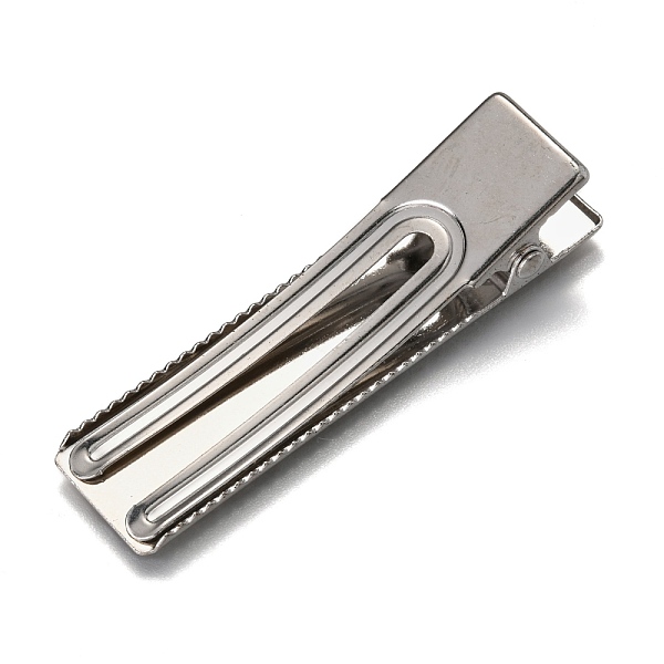 PandaHall Iron Flat Alligator Hair Clip Findings, DIY Hair Accessories Making, Platinum, 61x17.5x12mm Iron
PandaHall Iron Flat Alligator Hair Clip Findings, DIY Hair Accessories Making, Platinum, 61x17.5x12mm Iron