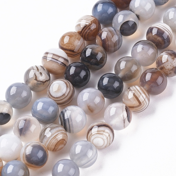 PandaHall Natural Striped Agate/Banded Agate Beads Strands, Dyed & Heated, Round, Peru, 10mm, Hole: 1.2mm, about 37pcs/strand, 14.65 inch..., Brown
PandaHall Natural Striped Agate/Banded Agate Beads Strands, Dyed & Heated, Round, Peru, 10mm, Hole: 1.2mm, about 37pcs/strand, 14.65 inch..., Brown