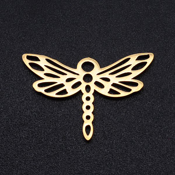PandaHall 201 Stainless Steel Filigree Joiners Links, Laser Cut, Dragonfly, Golden, 13.5x20x1mm 201 Stainless Steel Dragonfly
PandaHall 201 Stainless Steel Filigree Joiners Links, Laser Cut, Dragonfly, Golden, 13.5x20x1mm 201 Stainless Steel Dragonfly