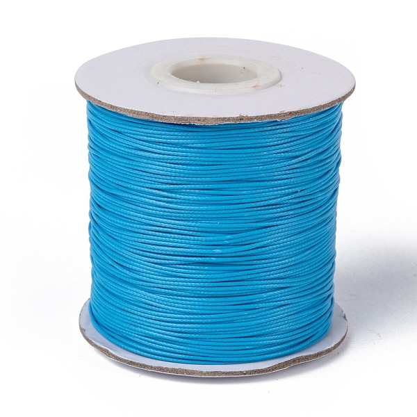 PandaHall Waxed Polyester Cord, Bead Cord, Deep Sky Blue, 0.5mm, about 169.51~174.98 Yards(155~160m)/Roll Waxed Polyester Cord Round
PandaHall Waxed Polyester Cord, Bead Cord, Deep Sky Blue, 0.5mm, about 169.51~174.98 Yards(155~160m)/Roll Waxed Polyester Cord Round
