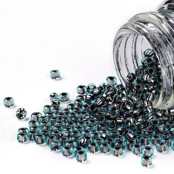 PandaHall TOHO Round Seed Beads, Japanese Seed Beads, (748) Copper Lined Light Aqua, 11/0, 2.2mm, Hole: 0.8mm, about 1110pcs/10g Glass Cyan
PandaHall TOHO Round Seed Beads, Japanese Seed Beads, (748) Copper Lined Light Aqua, 11/0, 2.2mm, Hole: 0.8mm, about 1110pcs/10g Glass Cyan