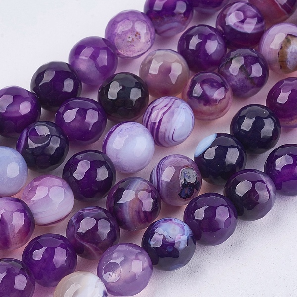 PandaHall Natural Madagascar Agate Beads Strands, Faceted, Round, Dyed & Heated, Purple, 8mm, Hole: 1mm, about 48pcs/strand, 15 inch Banded...
PandaHall Natural Madagascar Agate Beads Strands, Faceted, Round, Dyed & Heated, Purple, 8mm, Hole: 1mm, about 48pcs/strand, 15 inch Banded...