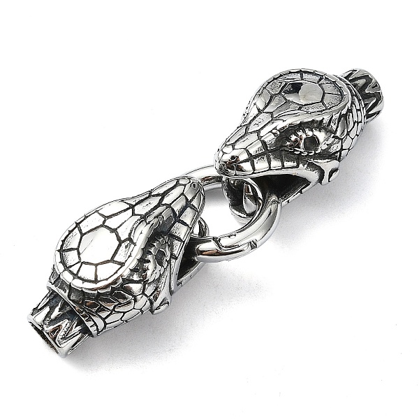 PandaHall Tibetan Style 304 Stainless Steel Spring Gate Rings, Manual Polishing, Antique Silver, 61mm 304 Stainless Steel
PandaHall Tibetan Style 304 Stainless Steel Spring Gate Rings, Manual Polishing, Antique Silver, 61mm 304 Stainless Steel