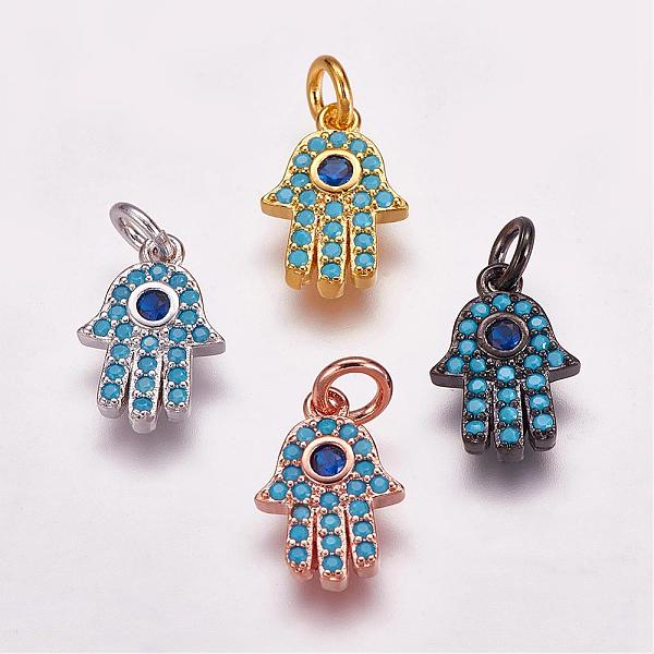 PandaHall Brass Micro Pave Cubic Zirconia Charms, Palm, Mixed Color, 13.5x9.5x2mm, Hole: 3mm Brass+Cubic Zirconia Palm Multicolor
PandaHall Brass Micro Pave Cubic Zirconia Charms, Palm, Mixed Color, 13.5x9.5x2mm, Hole: 3mm Brass+Cubic Zirconia Palm Multicolor