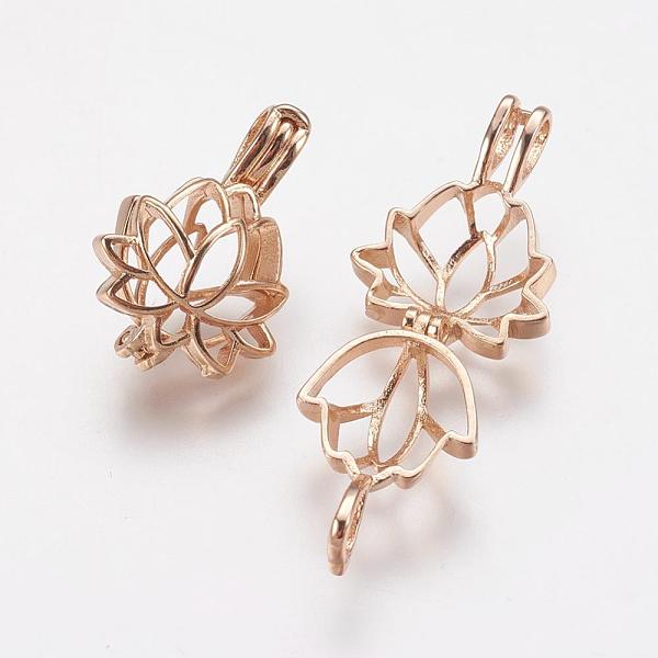 PandaHall Brass Diffuser Locket Pendants, Cage Pendants, Lotus, Cadmium Free & Lead Free, Light Gold, 20x14x9mm, Hole: 3x4mm, inner size...
PandaHall Brass Diffuser Locket Pendants, Cage Pendants, Lotus, Cadmium Free & Lead Free, Light Gold, 20x14x9mm, Hole: 3x4mm, inner size...