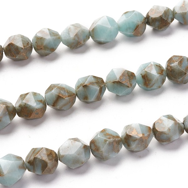 PandaHall Synthetic Gold Line Turquoise Beads, Star Cut Round Beads, Faceted, Dyed, Light Cyan, 10mm, Hole: 1.2mm, about 39pcs/strand, 15.75...
PandaHall Synthetic Gold Line Turquoise Beads, Star Cut Round Beads, Faceted, Dyed, Light Cyan, 10mm, Hole: 1.2mm, about 39pcs/strand, 15.75...