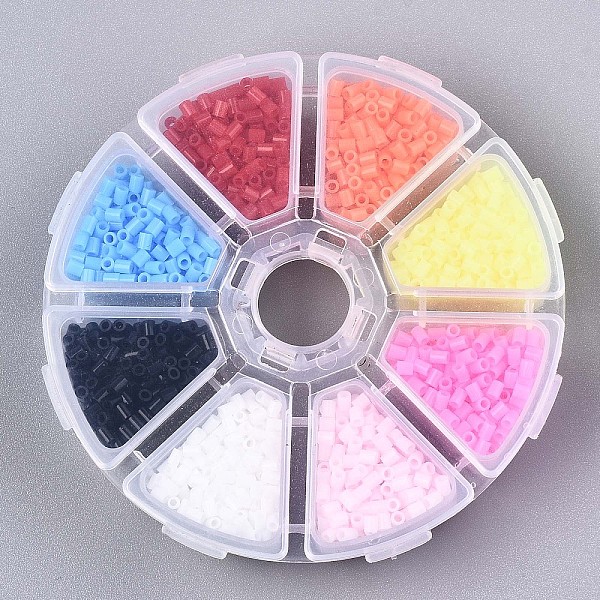 PandaHall 8 Colors PE DIY Melty Beads Fuse Tube Beads Refills, Mixed Color, 3x2.5mm, Hole: 1.5mm Plastic Tube Multicolor
PandaHall 8 Colors PE DIY Melty Beads Fuse Tube Beads Refills, Mixed Color, 3x2.5mm, Hole: 1.5mm Plastic Tube Multicolor