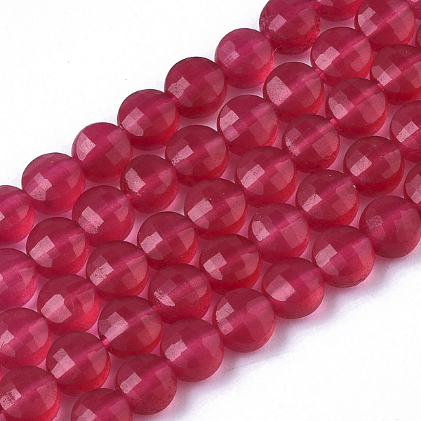 PandaHall Natural Ruby/Red Corundum Beads Strands, Faceted, Flat Round, 4x2.5mm, Hole: 0.6mm, about 110pcs/Strand, 15.35 inch(39cm) Ruby...
PandaHall Natural Ruby/Red Corundum Beads Strands, Faceted, Flat Round, 4x2.5mm, Hole: 0.6mm, about 110pcs/Strand, 15.35 inch(39cm) Ruby...