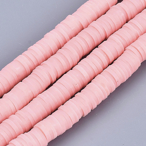 PandaHall Flat Round Handmade Polymer Clay Bead Spacers, Pink, 3x1mm, Hole: 1mm, about 380~400pcs/strand, 17.7 inch Polymer Clay Flat Round...
PandaHall Flat Round Handmade Polymer Clay Bead Spacers, Pink, 3x1mm, Hole: 1mm, about 380~400pcs/strand, 17.7 inch Polymer Clay Flat Round...