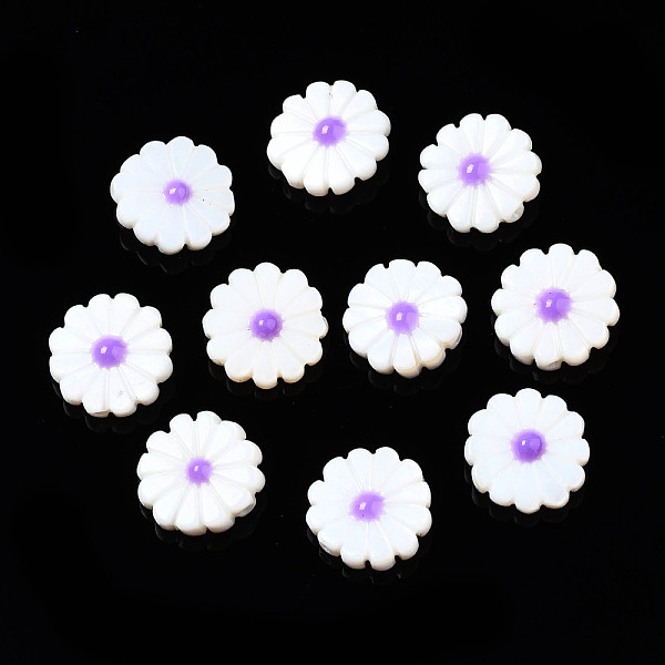 PandaHall Natural Freshwater Shell Beads, with Enamel, Flower, Blue Violet, 12x4mm, Hole: 0.9mm Freshwater Shell Flower
PandaHall Natural Freshwater Shell Beads, with Enamel, Flower, Blue Violet, 12x4mm, Hole: 0.9mm Freshwater Shell Flower