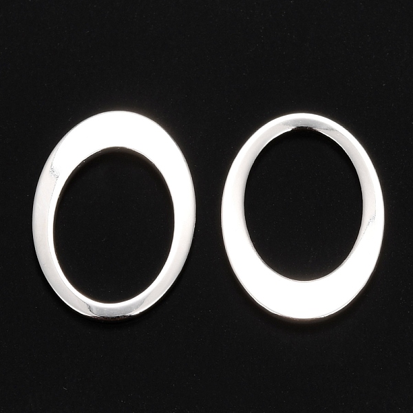PandaHall 201 Stainless Steel Linking Rings, Oval, Silver, 18x12x0.5~1mm, Inner Size: 13x8mm 201 Stainless Steel Oval
PandaHall 201 Stainless Steel Linking Rings, Oval, Silver, 18x12x0.5~1mm, Inner Size: 13x8mm 201 Stainless Steel Oval