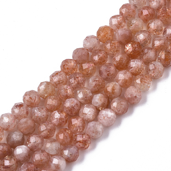 PandaHall Natural Sunstone Beads Strands, Grade A+, Round, Faceted(64 Facets), 4mm, Hole: 0.7mm, about 99pcs/strand, 15.28 inch(38.8cm)...
PandaHall Natural Sunstone Beads Strands, Grade A+, Round, Faceted(64 Facets), 4mm, Hole: 0.7mm, about 99pcs/strand, 15.28 inch(38.8cm)...