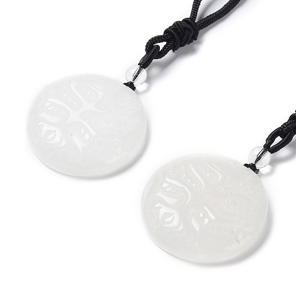 PandaHall Natural Quartz Crystal Tree of Life Pendant Necklace with Nylon Rope, 34.80~35.43 inch(88.4~90cm) Quartz Crystal
PandaHall Natural Quartz Crystal Tree of Life Pendant Necklace with Nylon Rope, 34.80~35.43 inch(88.4~90cm) Quartz Crystal