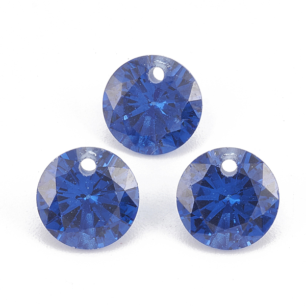 PandaHall Cubic Zirconia Charms, Faceted, Flat Round, Blue, 6x3.5mm, Hole: 0.8mm Cubic Zirconia Flat Round Blue
PandaHall Cubic Zirconia Charms, Faceted, Flat Round, Blue, 6x3.5mm, Hole: 0.8mm Cubic Zirconia Flat Round Blue