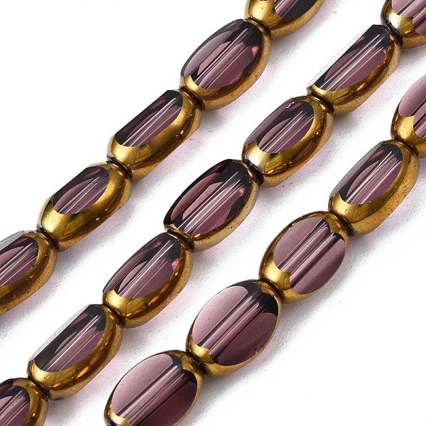 PandaHall Electroplate Glass Beads Strands, Edge Plated, Oval, Old Rose, 7x4.5x4mm, Hole: 0.8mm, about 50pcs/strand, 13.07~13.15 inch...
PandaHall Electroplate Glass Beads Strands, Edge Plated, Oval, Old Rose, 7x4.5x4mm, Hole: 0.8mm, about 50pcs/strand, 13.07~13.15 inch...