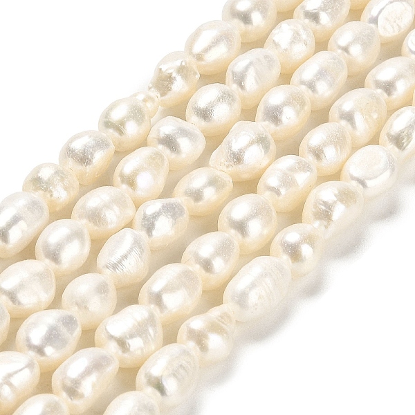 PandaHall Natural Cultured Freshwater Pearl Beads Strands, Two Sides Polished, Grade 3A+, Floral White, 6~8x5.5~6.5mm, Hole: 0.5mm, about...
PandaHall Natural Cultured Freshwater Pearl Beads Strands, Two Sides Polished, Grade 3A+, Floral White, 6~8x5.5~6.5mm, Hole: 0.5mm, about...