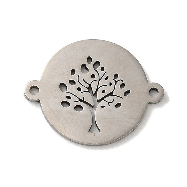 PandaHall 304 Stainless Steel Connector Charms, Flat Round with Tree of Life Links, Stainless Steel Color, 19.5x15.5x1mm, Hole: 1.5mm 304...
PandaHall 304 Stainless Steel Connector Charms, Flat Round with Tree of Life Links, Stainless Steel Color, 19.5x15.5x1mm, Hole: 1.5mm 304...