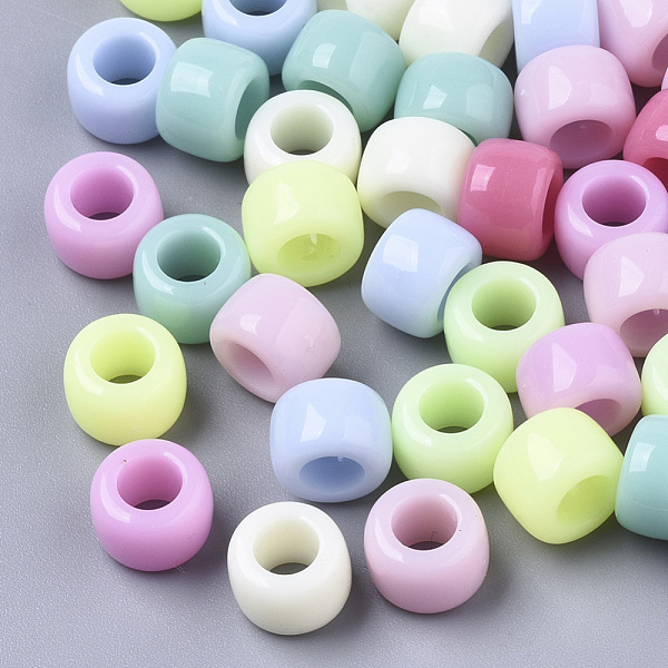 PandaHall Opaque Acrylic European Beads, Large Hole Beads, Ring, Mixed Color, 8.5x6mm, Hole: 4.5mm Acrylic Ring Multicolor
PandaHall Opaque Acrylic European Beads, Large Hole Beads, Ring, Mixed Color, 8.5x6mm, Hole: 4.5mm Acrylic Ring Multicolor