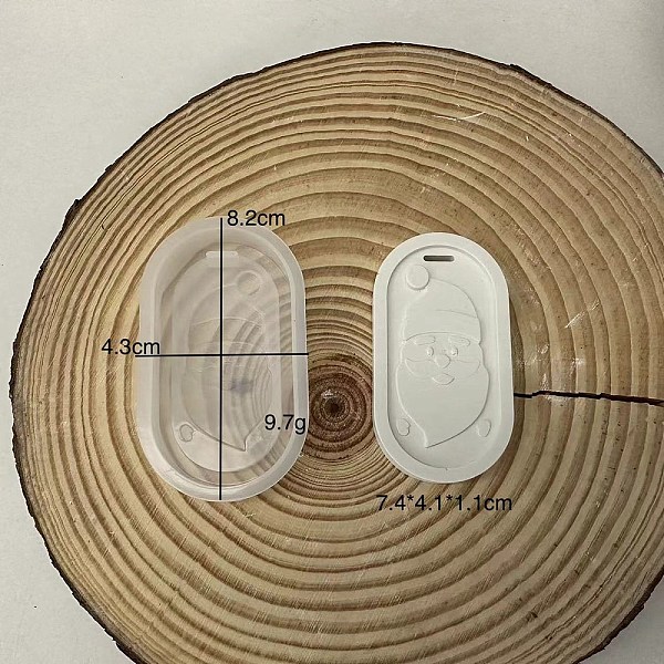 PandaHall DIY Christmas Theme Pendant Silicone Molds, for UV Resin & Epoxy Resin Craft Making, White, Oval, 82x48x12mm, Inner Diameter...
PandaHall DIY Christmas Theme Pendant Silicone Molds, for UV Resin & Epoxy Resin Craft Making, White, Oval, 82x48x12mm, Inner Diameter...