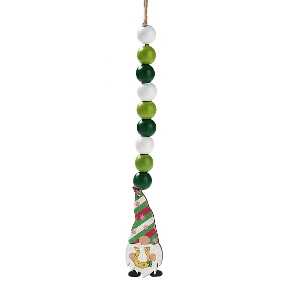 PandaHall Saint Patrick's Day Wood Gnome Pendant Decoration, with Wood Beaded Jute Cord Hanging Decoration, Horseshoe, 288mm, pendant...
PandaHall Saint Patrick's Day Wood Gnome Pendant Decoration, with Wood Beaded Jute Cord Hanging Decoration, Horseshoe, 288mm, pendant...
