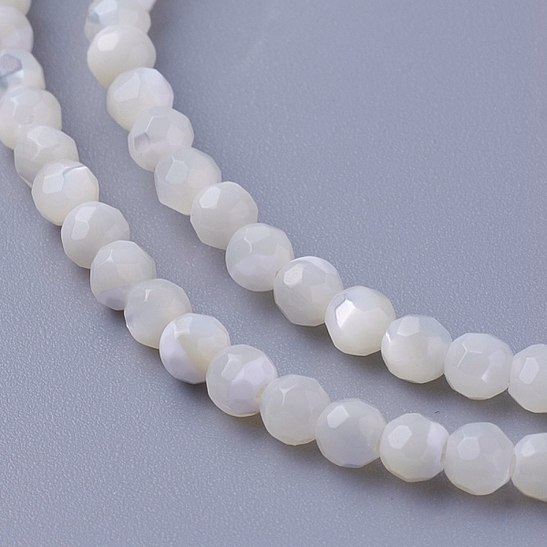 PandaHall Shell Beads Strands, Faceted, Round, 3~3.5mm, Hole: 0.8mm, about 118pcs/strand, 15.31 inch(38.9cm) Other Sea Shell Round
PandaHall Shell Beads Strands, Faceted, Round, 3~3.5mm, Hole: 0.8mm, about 118pcs/strand, 15.31 inch(38.9cm) Other Sea Shell Round