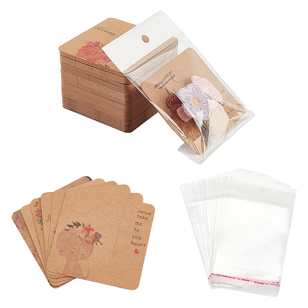 PandaHall 120Pcs Square Paper Hair Clip Bow Display Cards, with 120Pcs Cellophane Bags, for Hair Accessories Supplies Headdress Display..., Orange
PandaHall 120Pcs Square Paper Hair Clip Bow Display Cards, with 120Pcs Cellophane Bags, for Hair Accessories Supplies Headdress Display..., Orange