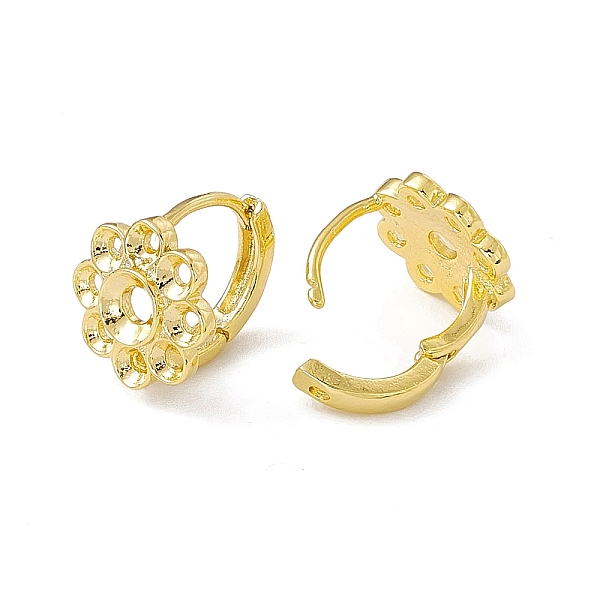 PandaHall Brass Hoop Earring Findings, Earring Settings, Flower, Cadmium Free & Lead Free, Real 24K Gold Plated, 11x12.5x10mm, Hole: 2mm and...
PandaHall Brass Hoop Earring Findings, Earring Settings, Flower, Cadmium Free & Lead Free, Real 24K Gold Plated, 11x12.5x10mm, Hole: 2mm and...