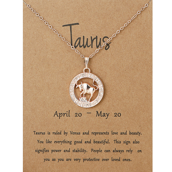 PandaHall Alloy Constellation Pendant Necklaces, Golden, Taurus, 17.13 inch(43.5cm) Alloy Taurus
PandaHall Alloy Constellation Pendant Necklaces, Golden, Taurus, 17.13 inch(43.5cm) Alloy Taurus