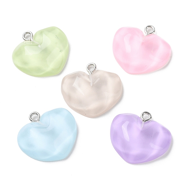 PandaHall Translucent Resin Pendants, Water Ripple Charms with Platinum Plated Iron Loops, Mixed Color, Heart, 20x21x7mm, Hole: 2mm..., Multicolor
PandaHall Translucent Resin Pendants, Water Ripple Charms with Platinum Plated Iron Loops, Mixed Color, Heart, 20x21x7mm, Hole: 2mm..., Multicolor