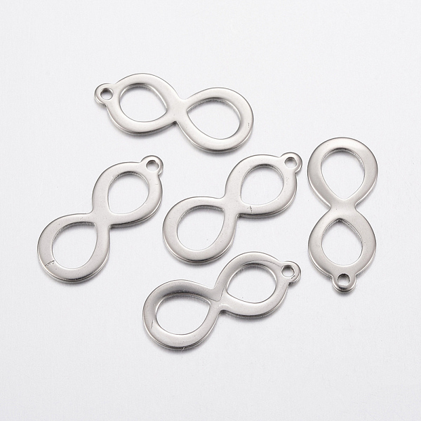 PandaHall 304 Stainless Steel Pendants, Infinity, Stainless Steel Color, 19.5x8x1mm, Hole: 1mm 304 Stainless Steel Infinity
PandaHall 304 Stainless Steel Pendants, Infinity, Stainless Steel Color, 19.5x8x1mm, Hole: 1mm 304 Stainless Steel Infinity
