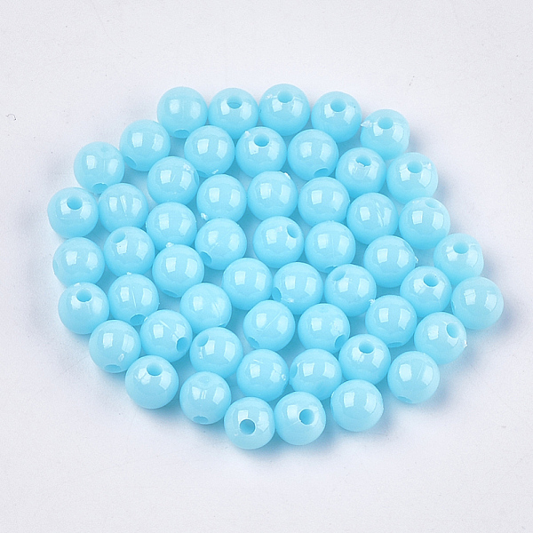 PandaHall Opaque Plastic Beads, Round, Light Blue, 6x5.5mm, Hole: 1.8mm, about 4790pcs/500g Plastic Round Blue
PandaHall Opaque Plastic Beads, Round, Light Blue, 6x5.5mm, Hole: 1.8mm, about 4790pcs/500g Plastic Round Blue