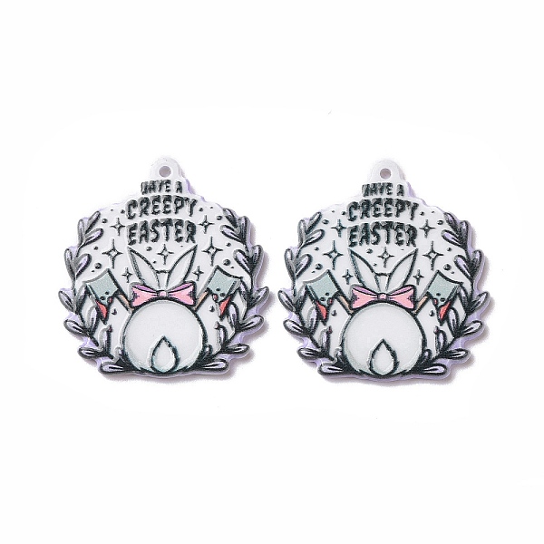 PandaHall Printed Acrylic Pendants, Easter Theme, Rabbit Pattern, 36.5x33.5x2.5mm, Hole: 1.8mm Acrylic Rabbit White
PandaHall Printed Acrylic Pendants, Easter Theme, Rabbit Pattern, 36.5x33.5x2.5mm, Hole: 1.8mm Acrylic Rabbit White