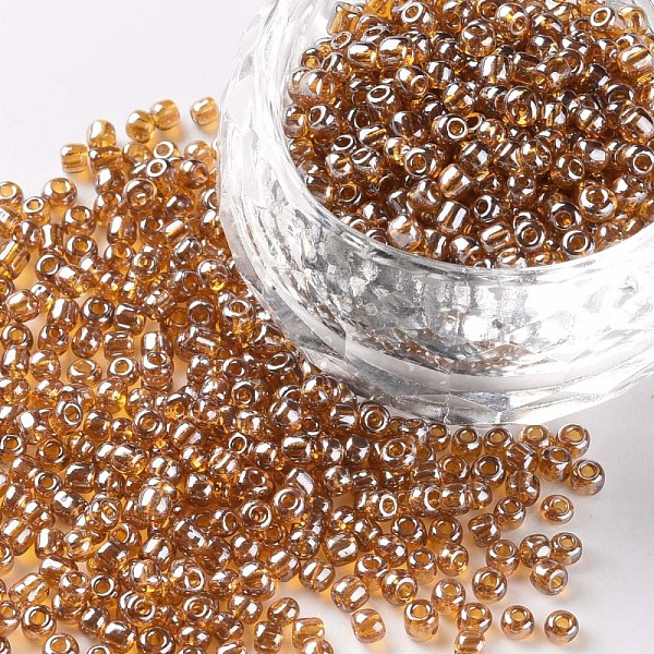 PandaHall Glass Seed Beads, Trans. Colours Lustered, Round, Dark Goldenrod, 2mm, Hole: 1mm, 30000pcs/pound Glass Gold
PandaHall Glass Seed Beads, Trans. Colours Lustered, Round, Dark Goldenrod, 2mm, Hole: 1mm, 30000pcs/pound Glass Gold