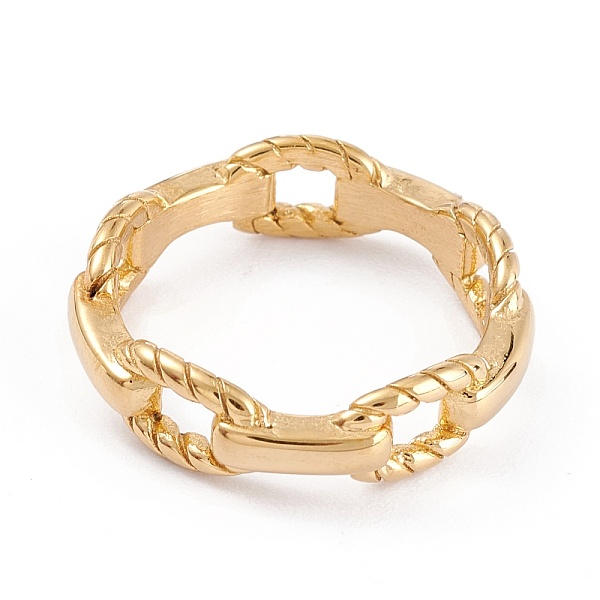PandaHall Ion Plating(IP) Unisex 304 Stainless Steel Finger Rings, Wide Band Rings, Curb Chain Shape, Golden, US Size 7(17.3mm), 6.5mm 304...
PandaHall Ion Plating(IP) Unisex 304 Stainless Steel Finger Rings, Wide Band Rings, Curb Chain Shape, Golden, US Size 7(17.3mm), 6.5mm 304...