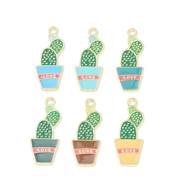 PandaHall Alloy Enamel Pendants, Cactus with Word Love Charm, Golden, Mixed Color, 27x11x1.3mm, Hole: 1.8mm Alloy+Enamel Cactus Multicolor
PandaHall Alloy Enamel Pendants, Cactus with Word Love Charm, Golden, Mixed Color, 27x11x1.3mm, Hole: 1.8mm Alloy+Enamel Cactus Multicolor