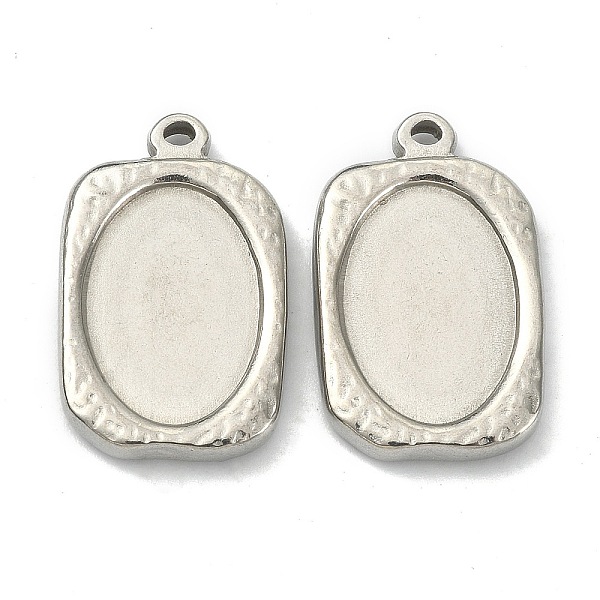 PandaHall 304 Stainless Steel Pendant Cabochon Settings, Rectangle, Stainless Steel Color, Tray: 15x10mm, 21.7x13.4x2.7mm, Hole: 1.2mm 304...
PandaHall 304 Stainless Steel Pendant Cabochon Settings, Rectangle, Stainless Steel Color, Tray: 15x10mm, 21.7x13.4x2.7mm, Hole: 1.2mm 304...
