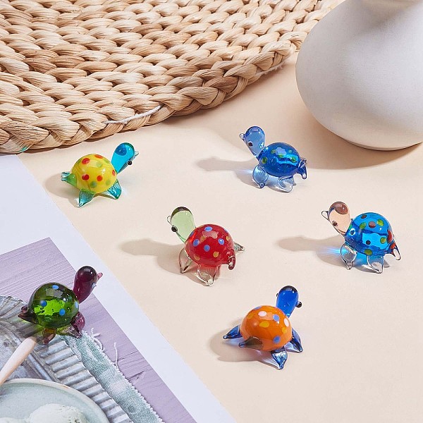 PandaHall 6Pcs Handmade Mini Turtle Figurines Sea Turtle Small Figurines Hand Blown Art Glass Turtle Figurines Marine Glass Animal Statue..., Multicolor
PandaHall 6Pcs Handmade Mini Turtle Figurines Sea Turtle Small Figurines Hand Blown Art Glass Turtle Figurines Marine Glass Animal Statue..., Multicolor
