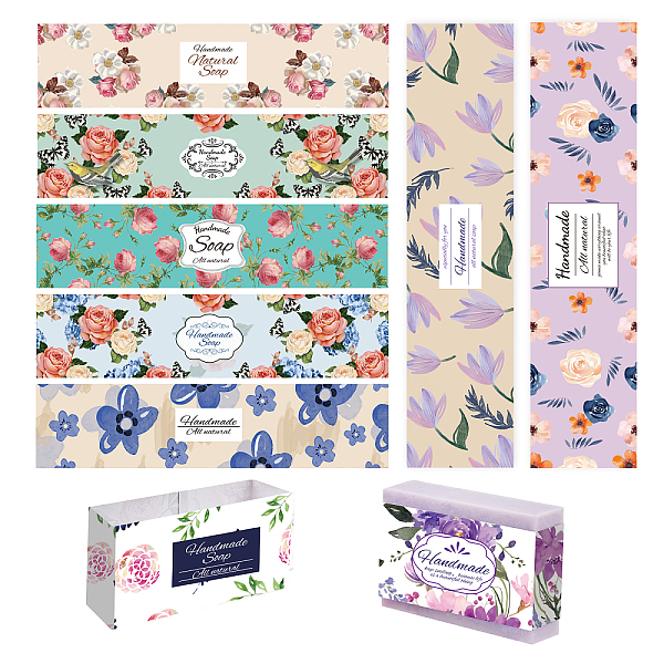 PandaHall 90Pcs 9 Style Handmade Soap Paper Tag, Rectangle with Flower Pattern, Both Sides Coated Art Paper Tape with Tectorial Membrane..., Multicolor
PandaHall 90Pcs 9 Style Handmade Soap Paper Tag, Rectangle with Flower Pattern, Both Sides Coated Art Paper Tape with Tectorial Membrane..., Multicolor