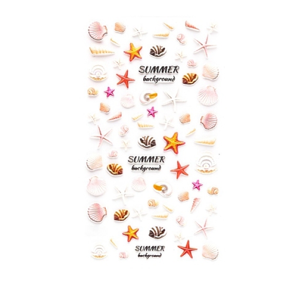 PandaHall Valentine's Day 5D Nail Art Sticker Decals, Self Adhesive Beach Theme Pattern Carving Design Nail Applique Decoration for Women...
PandaHall Valentine's Day 5D Nail Art Sticker Decals, Self Adhesive Beach Theme Pattern Carving Design Nail Applique Decoration for Women...