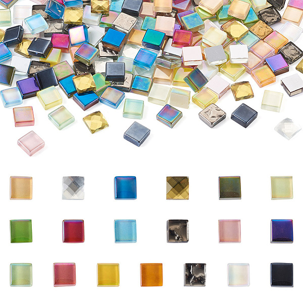 PandaHall Beadthoven 190Pcs 19 Colors Diy Glass Cabochons, Square, Mixed Color, 10x10x4mm, 10pcs/color Glass Square Multicolor
PandaHall Beadthoven 190Pcs 19 Colors Diy Glass Cabochons, Square, Mixed Color, 10x10x4mm, 10pcs/color Glass Square Multicolor