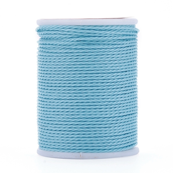 PandaHall Round Waxed Polyester Cord, Taiwan Waxed Cord, Twisted Cord, Sky Blue, 1mm, about 12.02 yards(11m)/roll Waxed Polyester Cord Round...
PandaHall Round Waxed Polyester Cord, Taiwan Waxed Cord, Twisted Cord, Sky Blue, 1mm, about 12.02 yards(11m)/roll Waxed Polyester Cord Round...