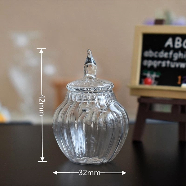 PandaHall Miniature Glass Bottle, with Lid, for Dollhouse Accessories Pretending Prop Decorations, Clear, 32x42mm Glass Bottle Clear
PandaHall Miniature Glass Bottle, with Lid, for Dollhouse Accessories Pretending Prop Decorations, Clear, 32x42mm Glass Bottle Clear