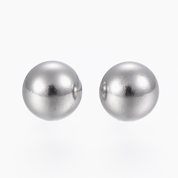 PandaHall 201 Stainless Steel Stud Earring Findings, with 304 Stainless Steel Pins, Half Round, Stainless Steel Color, 14x6x3mm, Pin: 0.8mm...
PandaHall 201 Stainless Steel Stud Earring Findings, with 304 Stainless Steel Pins, Half Round, Stainless Steel Color, 14x6x3mm, Pin: 0.8mm...